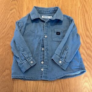 Baby Mayoral Denim Button Up Top